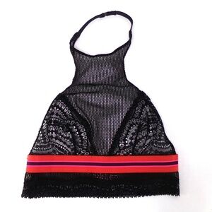 Victoria's Secret Black High Neck Bralette